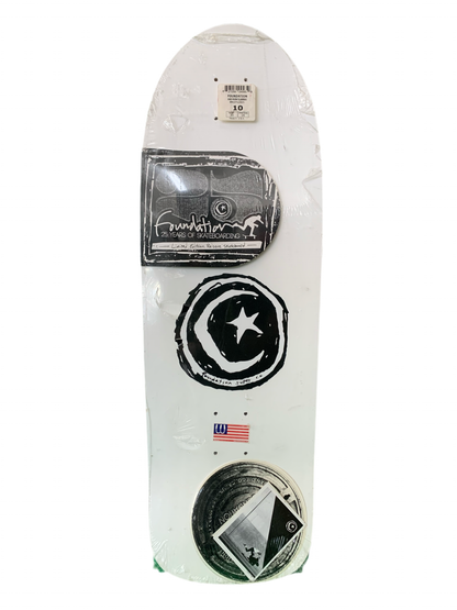 Foundation J. Grant Brittain Push 10" Shaped Classic Skateboard Deck