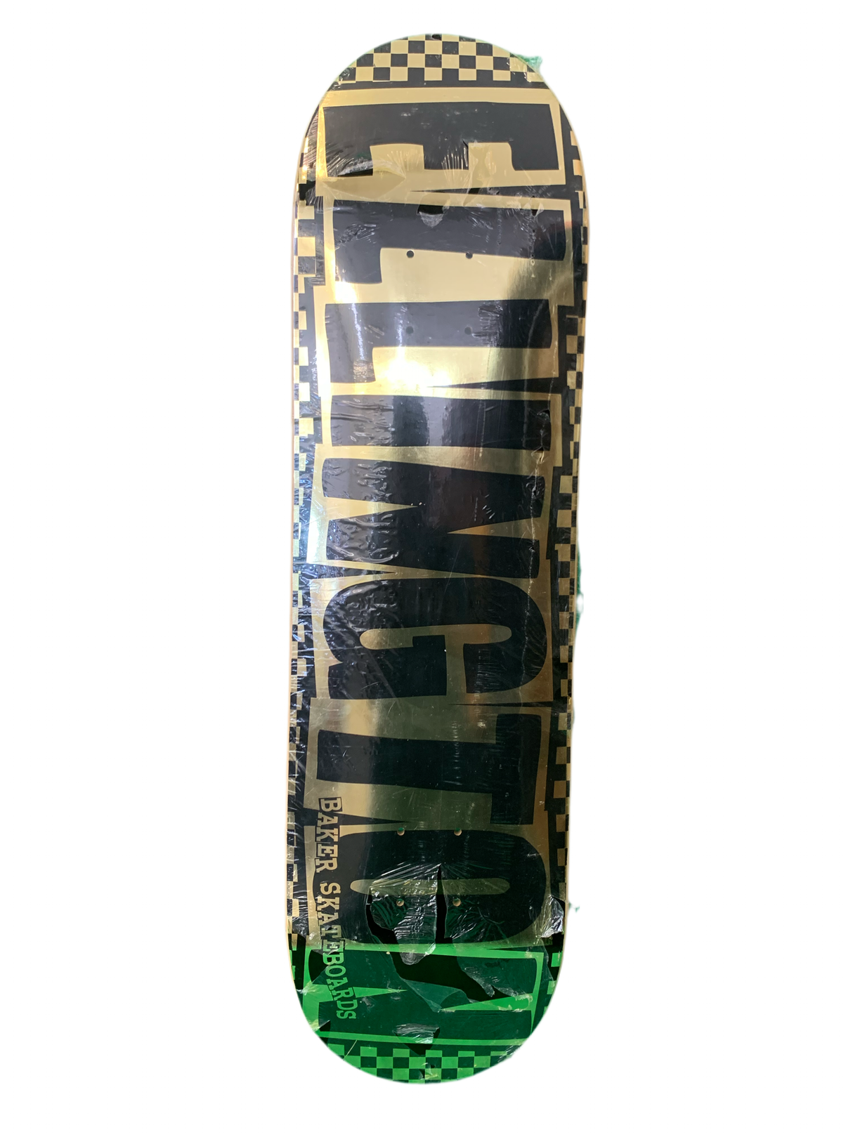 Baker Erik Ellington Checkers Gold 8.38" Classic Skateboard Deck