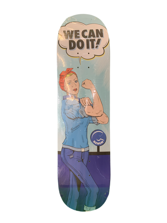 Cal 7 Rosie Riveter 8.25" Classic Skateboard Deck
