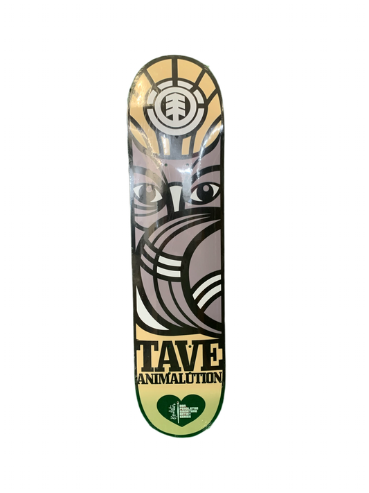 Element Tony Tave Animalution Artist Series 7.5" Classic Skateboard Deck