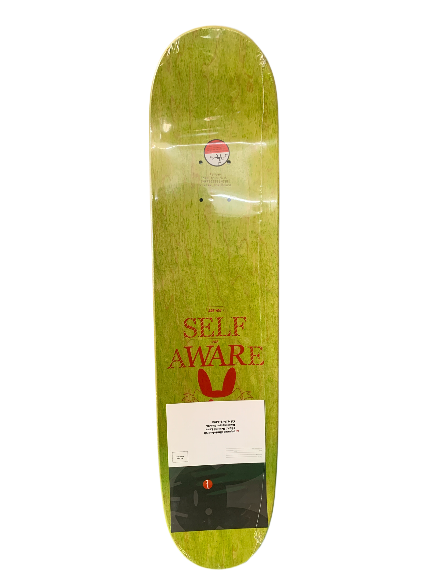 Popwar Cairo Foster It's Bigger Than You 7.625" Classic Skateboard Deck