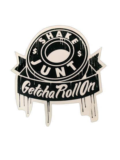Shake Junt Getcha Roll On Clear Assorted Sticker 4.5" x 5"