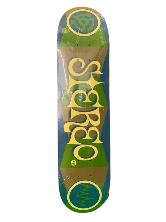 Stereo Block Logo Multi 7.75" Classic Skateboard Deck