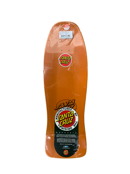 Santa Cruz Jeff Kendall End of the World Orange Fluorescent 10" Reissue Classic Skateboard Deck