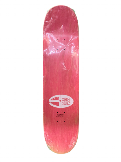 Stereo Team Logo Orange 8.25" Classic Skateboard Deck