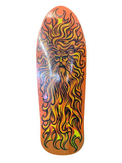 Santa Cruz Jason Jessee Sun God Orange Reissue 9.9" Classic Skateboard Deck