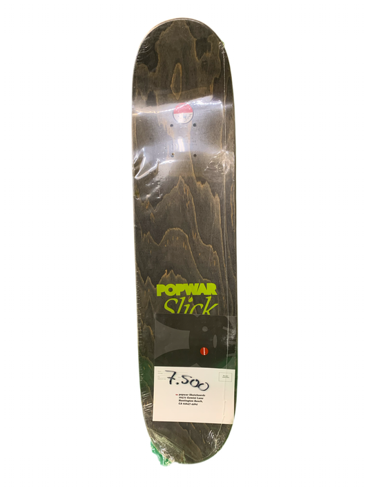 Popwar Cairo Foster Slick Drops Black 7.5" Classic Skateboard Deck