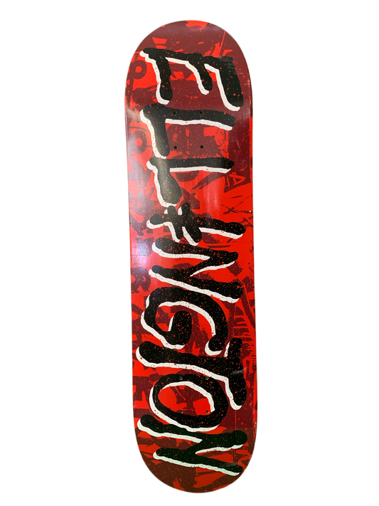 Deathwish Ellington Gang Name Red 8.0" Classic Skateboard Deck