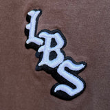 Long Beach Skate Co LBS Long Side Chocolate Oversized S/s Shirt