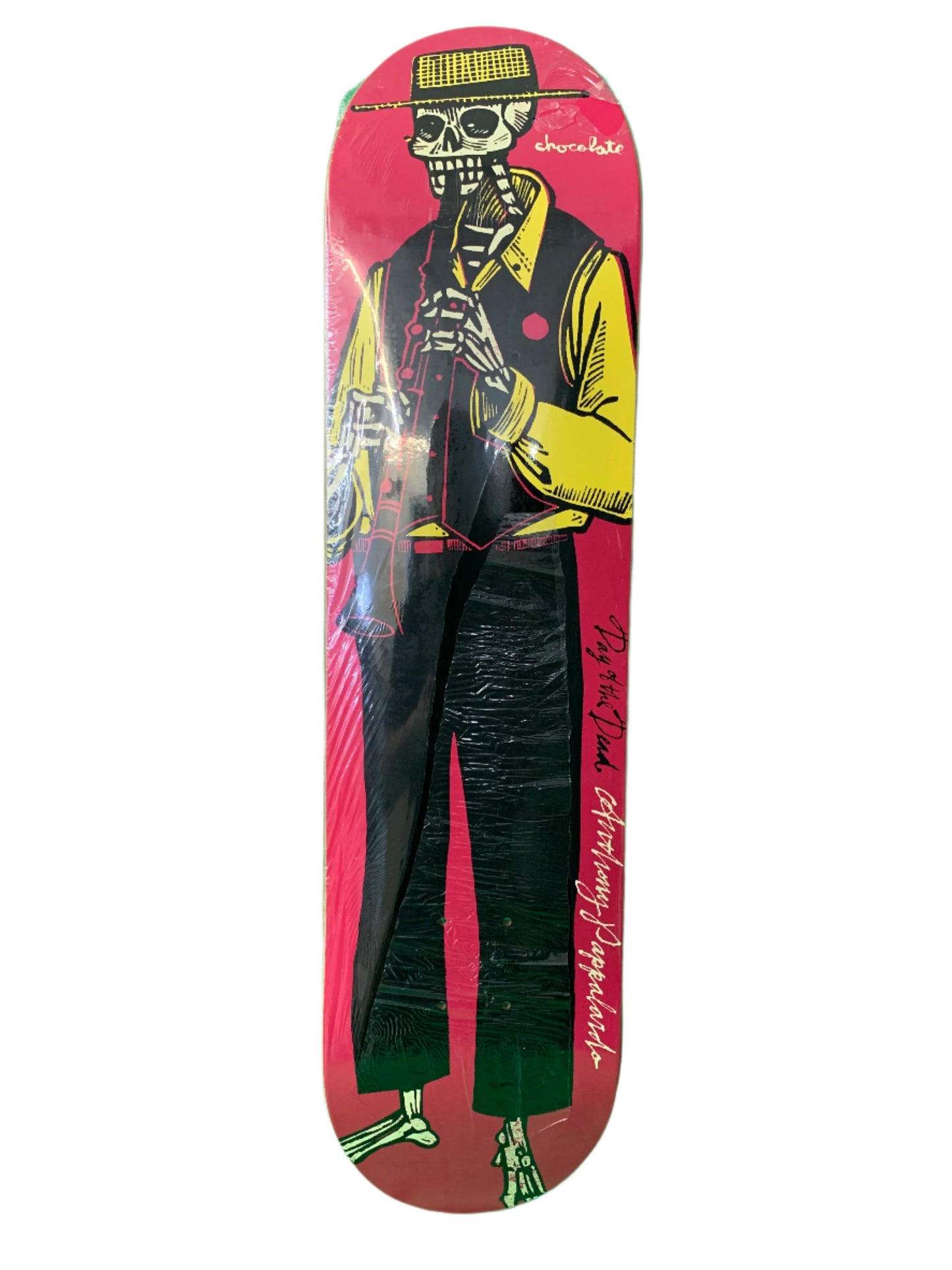 Chocolate Day of the Dead Series Anthony Pappalardo 7.75" Classic Skateboard Deck