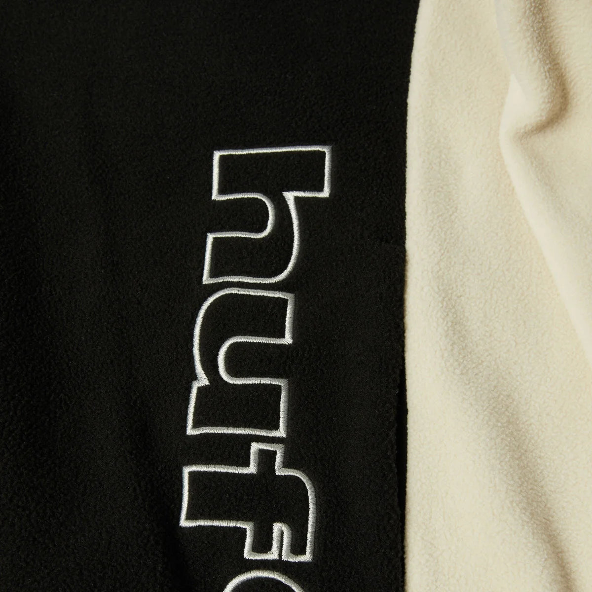 HUF Basecamp Black Quarter Zip Polar Fleece