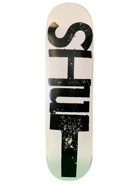 Shut Name Team Logo 8" Classic Skateboard Deck