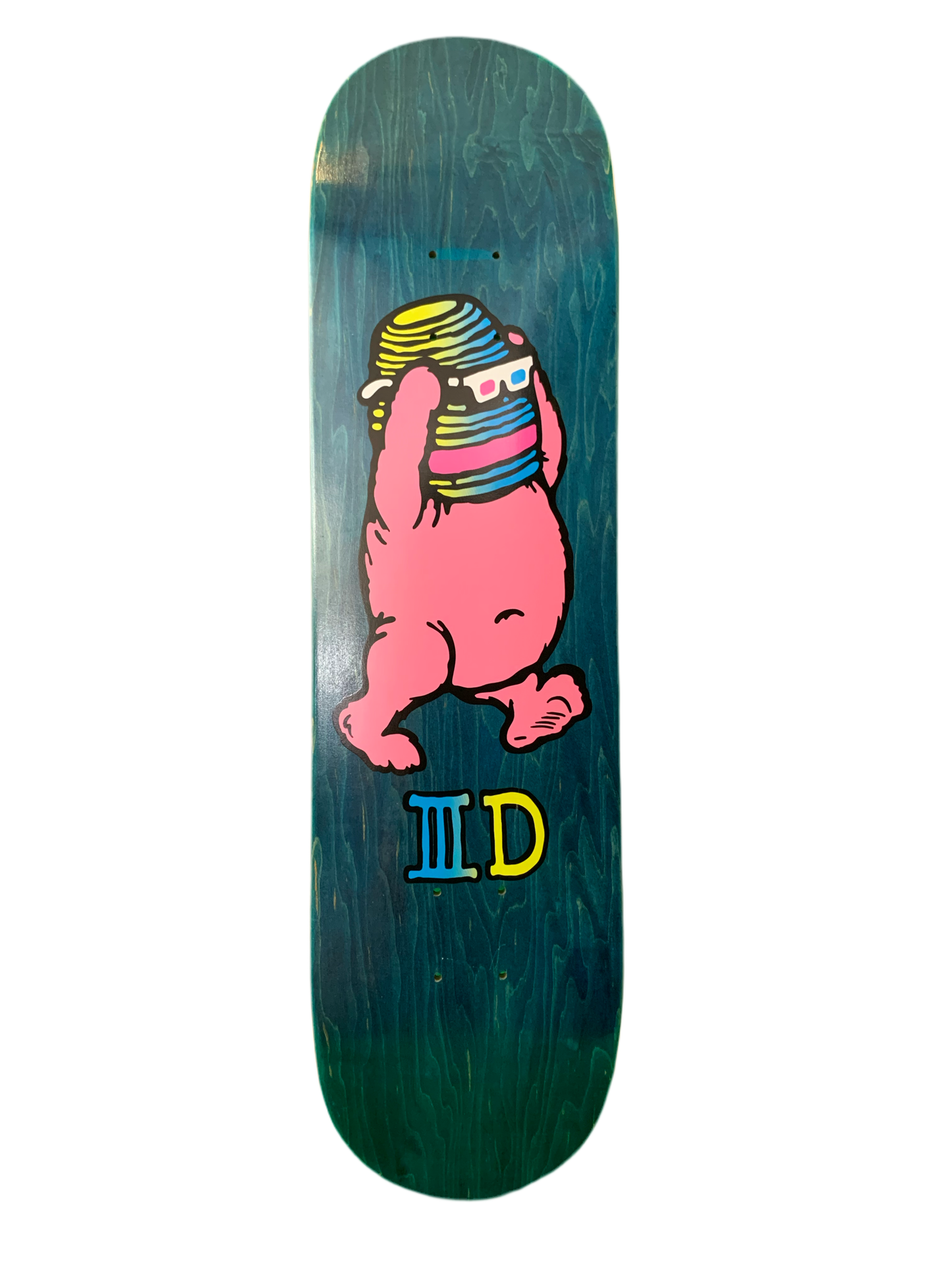 3D Rocco Bear Tribute 2013 8" Classic Skateboard Deck