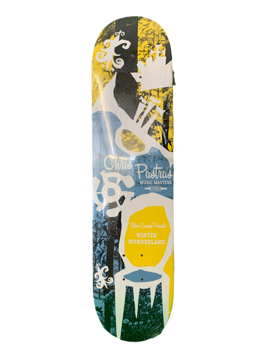 Stereo Chris Pastras Music Masters 7.6" Classic Skateboard Deck