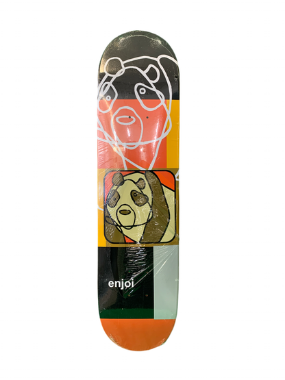 Enjoi Squiggle Panda 7.6" Classic Skateboard Deck