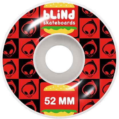 Blind Blind Burger Black Red 52mm Skateboard Wheels