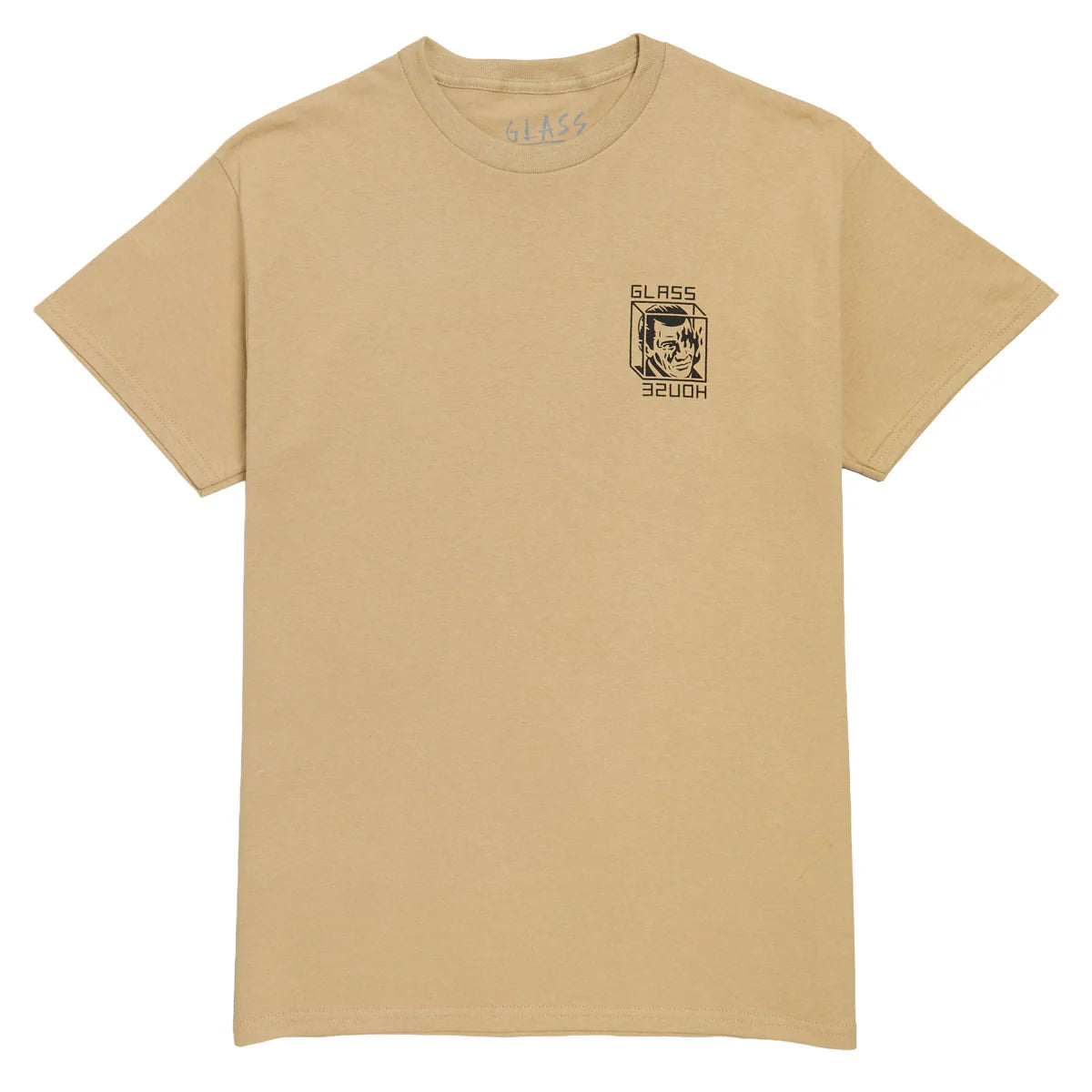Glass House House Arrest Tan S/s Shirt