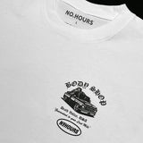 No Hours Body Shop White S/s Shirt