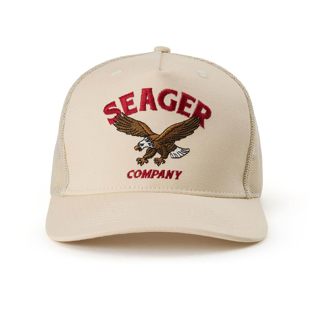 Seager Bradley Cream Snapback Trucker Hat