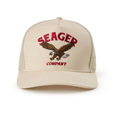 Seager Bradley Cream Snapback Trucker Hat