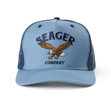 Seager Bradley Faded Denim Snapback Trucker Hat