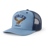 Seager Bradley Faded Denim Snapback Trucker Hat