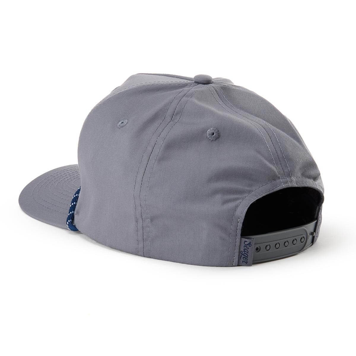 Seager Branded Faded Denim Snapback Hat