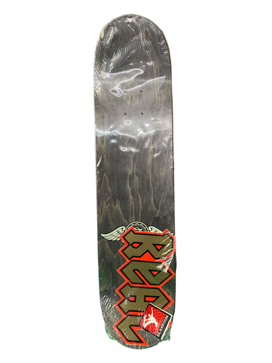 Real Skateboards x Obey JT Aultz Take Warning 7.75" Classic Skateboard Deck