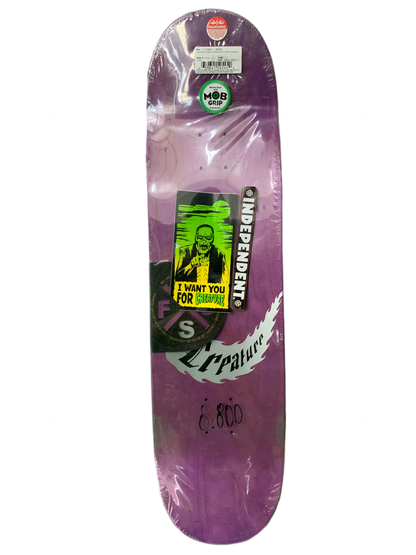 Creature Darren Navarrette Fireball Powerply 8.8" Classic Skateboard Deck