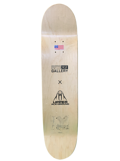 Fifty 24SF Gallery x Upper Playground Sam Flores 7.6" Classic Skateboard Deck