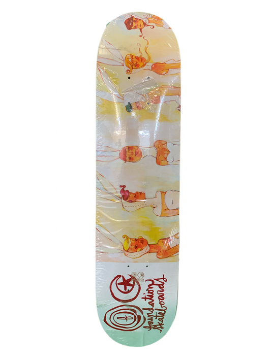 Foundation Team Bunny 7.5" Classic Skateboard Deck