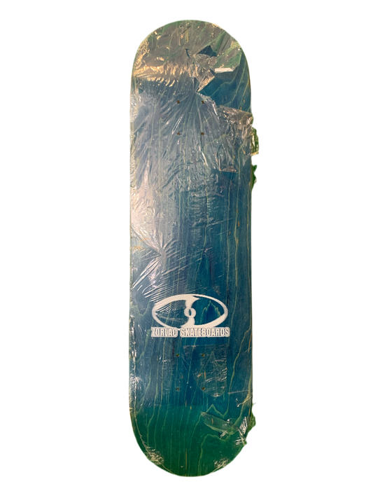 Zorlac Blue Logo Deck 8.375" Classic Skateboard Deck