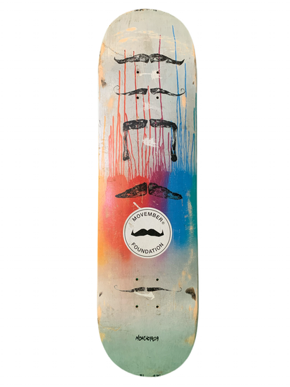 Movember Foundation x Moncho1929 Art 8" Classic Skateboard Deck