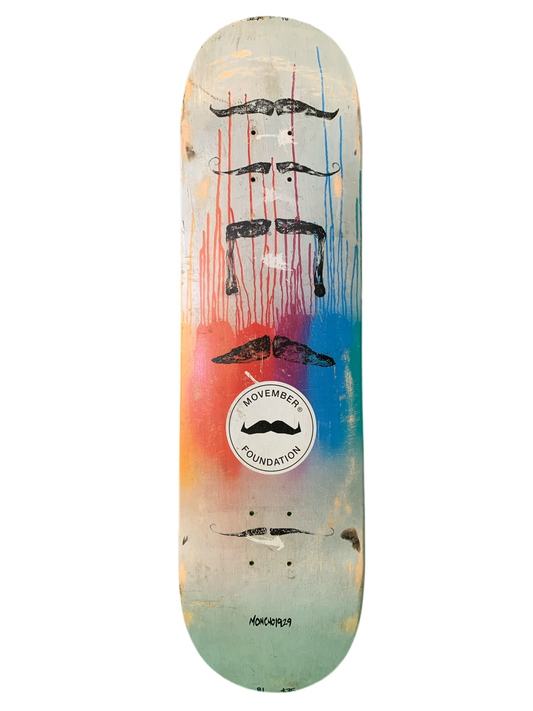 Movember Foundation x Moncho1929 Art 8" Classic Skateboard Deck