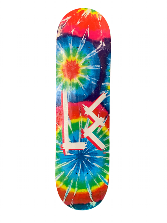 Life Extension Tie Dye Logo 8.25" Classic Skateboard Deck