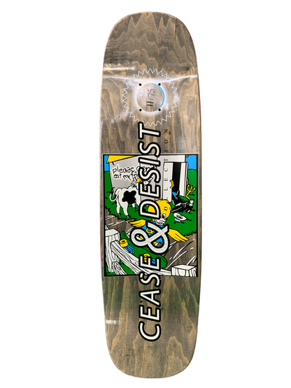 Cease & Desist Mike Vallely Barnyard Limited 11/75 Reissue Classic Skateboard Deck