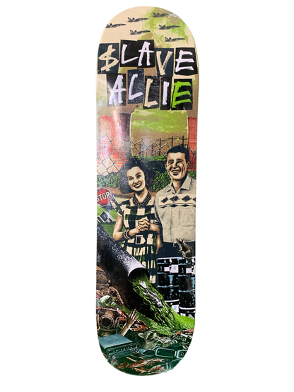 Slave Jon Allie Toxic Waste 8.25" Classic Skateboard Deck