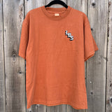 Long Beach Skate Co LBS Long Side Pigment Rust Oversized S/s Shirt