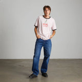 HUF Cherries Dusty Pink Ringer S/s Shirt
