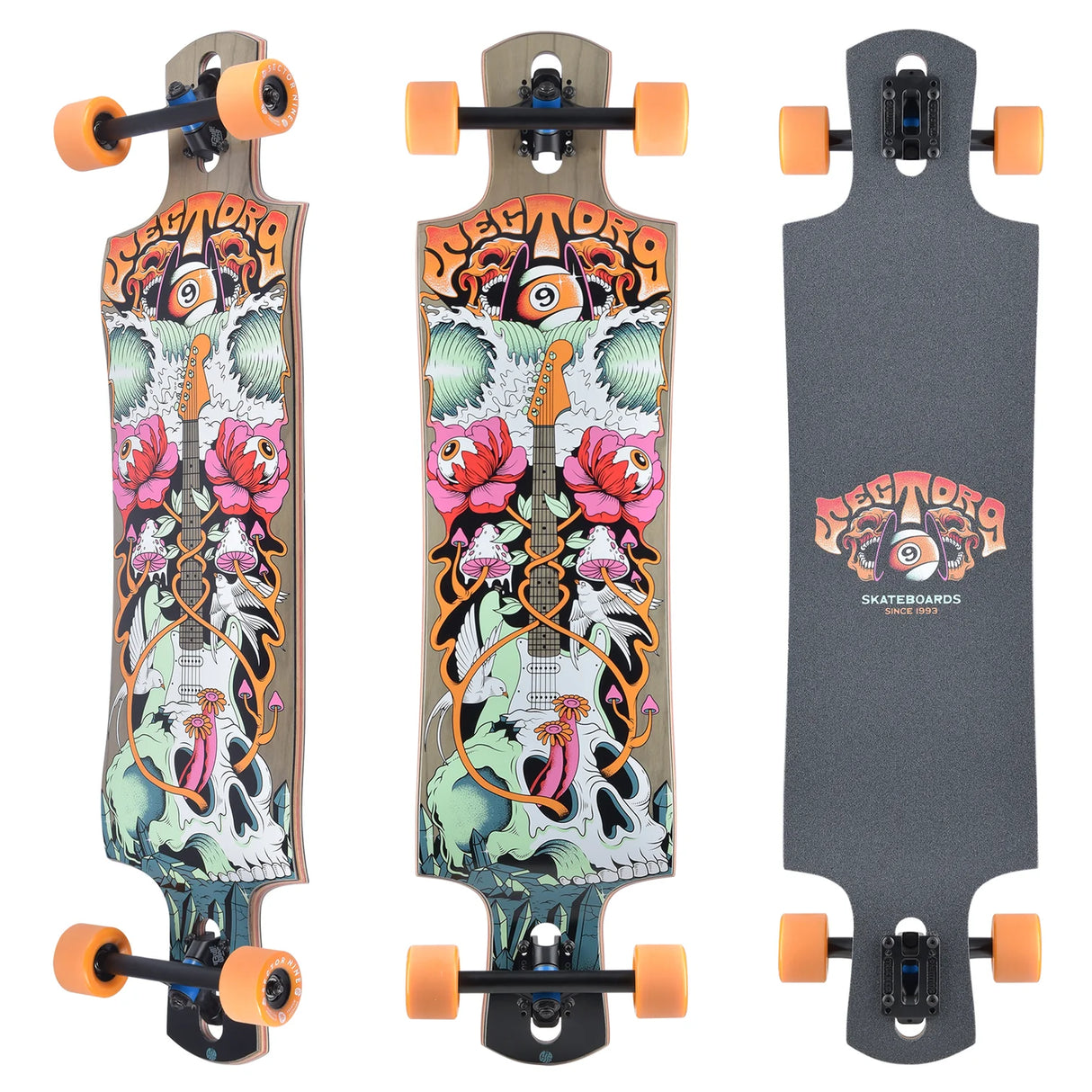 Sector Nine Coachella Catapult 38" x 9.5" Longboard Complete Skateboard