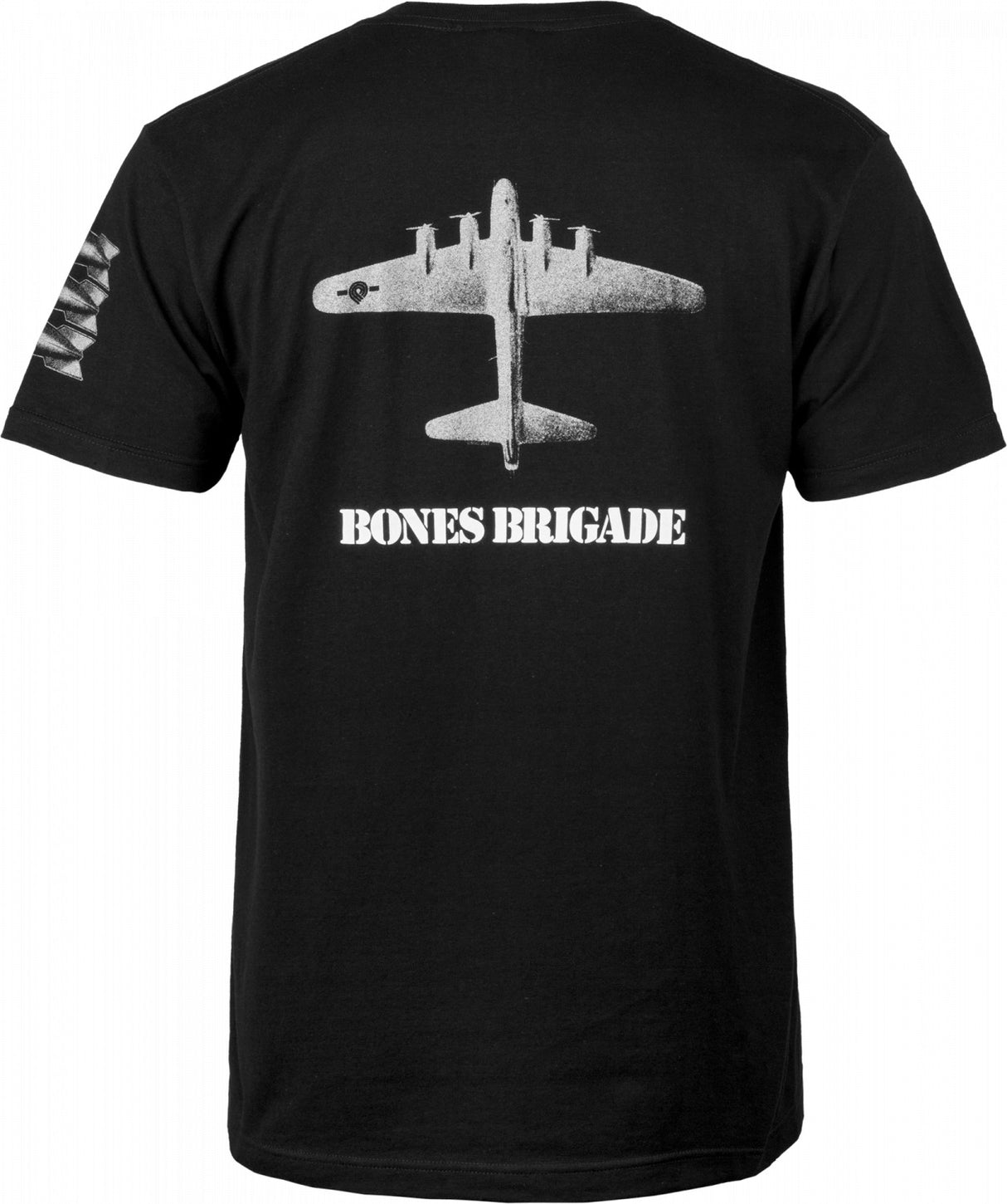 Powell Peralta Bones Brigade Bomber Black S/s Shirt