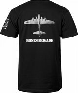 Powell Peralta Bones Brigade Bomber Black S/s Shirt