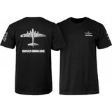 Powell Peralta Bones Brigade Bomber Black S/s Shirt