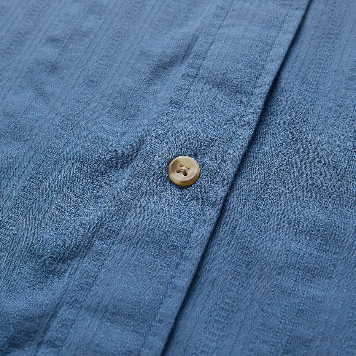 Seager Caldera Faded Denim S/s Button Up Shirt