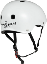 Triple Eight The Certified Sweatsaver White Glossy Helmet