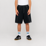 Rusty Flip Daddy Black Elastic Baggy Short