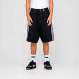Rusty Flip Daddy Black Taped Baggy Short