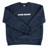 Girl x LB Skate “We OG Long Beach” Navy Crewneck Sweatshirt