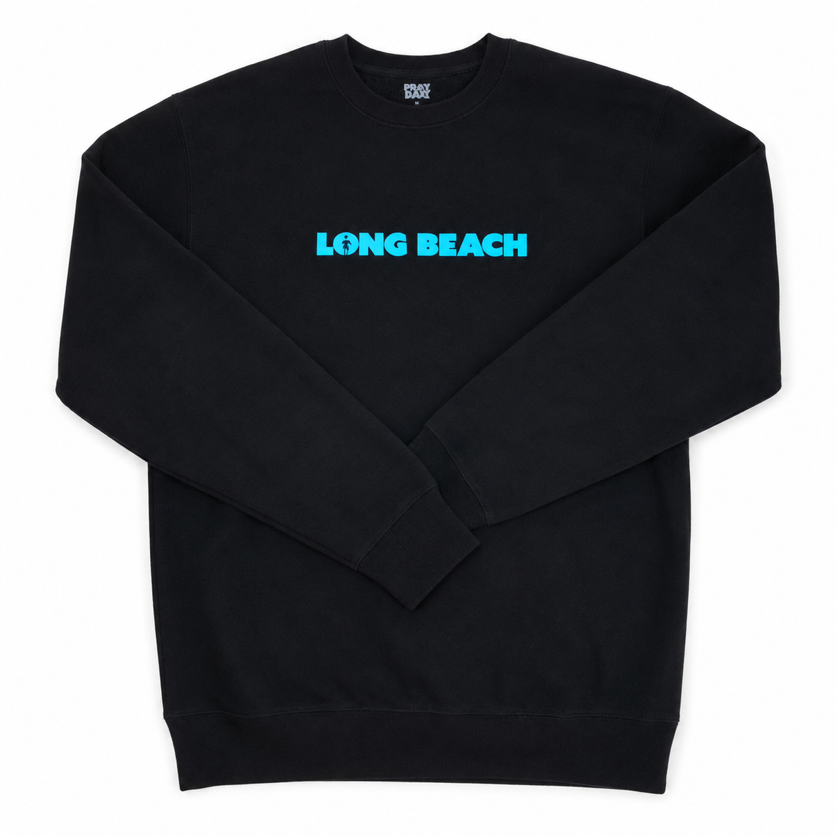 Girl x LB Skate “We OG Long Beach” Black Crewneck Sweatshirt
