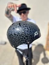 S1 Lifer Black Black Leopard Matte Helmet